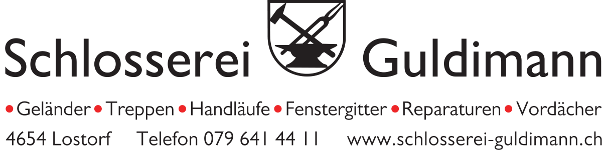 Logo Schlosserei Guldimann Lostorf, Solothurn‎ (SO)